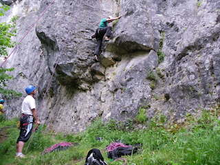 Escalade à Paussac Saint-Vivien